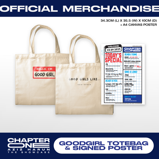 Chapter One: Good Girl Totebag + Signed Poster
